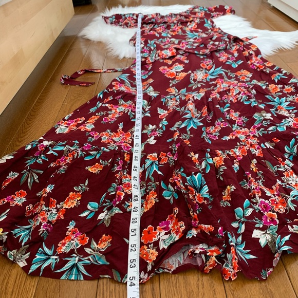 ZAFUL | Off the Shoulder Maxi Floral Dress - Picture 7 of 8